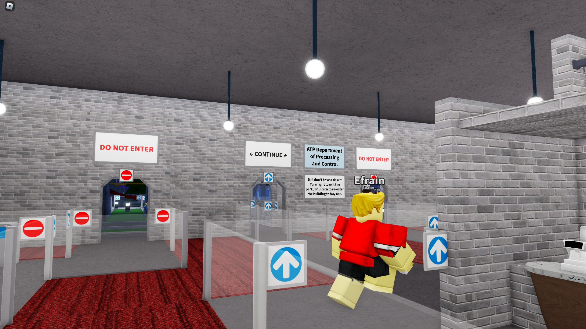 Inside the processing and control department.